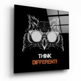 Owl Glass Wall Art.